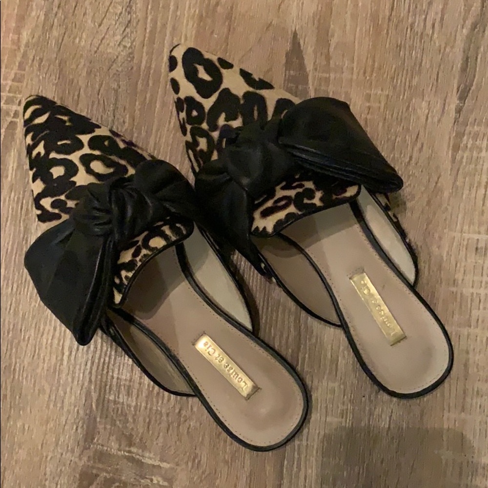 Leopard Bow Flats